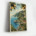 thumbnail image 3 of Italy Amalfi Coast Canvas Wall Art  Vibrant Mediterranean Coastal Print, 3 of 10