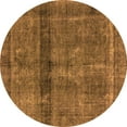 thumbnail image 1 of Ahgly Company Indoor Round Persian Orange Bohemian Area Rugs, 3' Round, 1 of 4