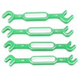thumbnail image 1 of Lot de 4 clés de voiture RC, tendeur, écrou, extracteur de rotule, clé de maintenance RC en alliage d'aluminium, 3,0 à 6,0 mm, vert, 1 of 4