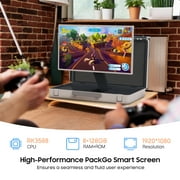 Apolosign PackGo 27 Portable Smart Touchscreen TV, 1080P FHD Briefcase Style Monitor with 6-Hour Battery, Android OS, 90° Rotation, 40W Speakers for Camping, Gaming and Outdoor Events, White