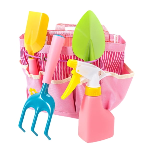Juego de herramientas de jardinería para niños,Juego de jardinería,Juego de herramientas para plantas,Herramientas de arena de playa para jardín,para 5 piezas en 1 juego
