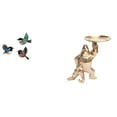 thumbnail image 1 of Escultura De Pájaro De Madera Para Pared Y Bandeja De Servir, Obra De Arte De Resina Para Jardín, Estudio, Casa De Campo, Porche, Sala De Estar, Decoración, 1 of 8