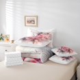 thumbnail image 4 of Dragonfly Bed in a Bag Queen Comforter Set 7 Piece,Pink Rose Bedding Sets Romantic Flowers Bed Set,Rustic Aesthetic Animal Sheet Set with Comforter, 4 of 6
