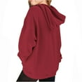 thumbnail image 3 of Bnwani Hoodies for Girls Long Sleeve Oversized Fleece Sweatshirt Cute Plain Tops Pullover, 3 of 8