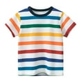 thumbnail image 2 of CUZIBR Boy Polo T Shirt Button Color Block Camo Short Sleeve School Uniform Tee Shirts For Boys Girls Breathable Dailywear For Toddler,Multicolor,5-6 Years, 2 of 7