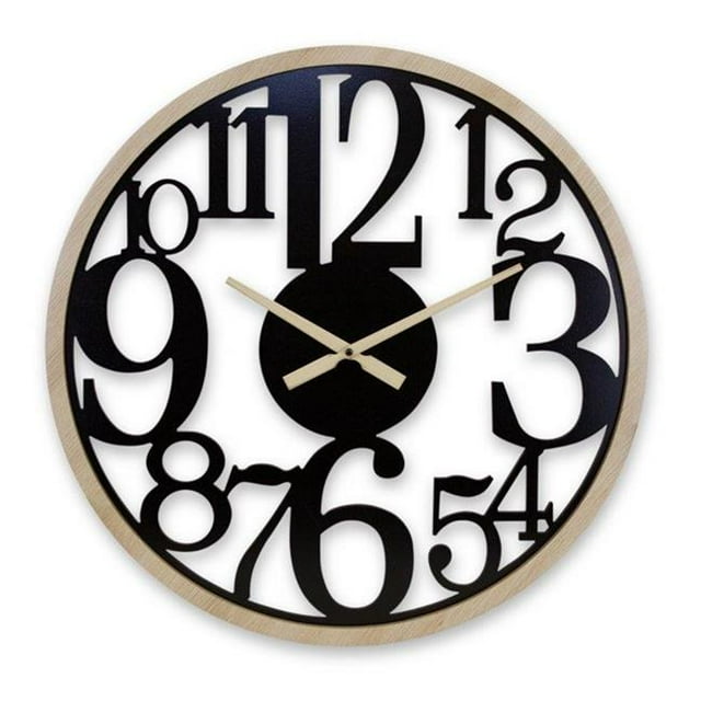Melrose International 82631 Oversized Number Wall Clock
