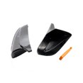 thumbnail image 3 of Carbon Fiber Pattern Rearview Mirror Cover Cap for Tesla Model 3 (2017-2020) - Black ABS Replacement Side Mirror Housing Shell, Part GZ.FK047GL/R (TW) - 27x20x15cm Package, 527g Weight, 3 of 7
