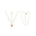 thumbnail image 5 of Believe by Brilliance Crystal and Cubic Zirconia Heart Shaker Necklaces in 14KT Gold Flash Plated, 5 of 7
