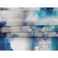 thumbnail image 5 of oneOone Velvet Medium Blue Fabric Watercolor Craft Projects Decor Fabric Printed By The Yard 58 Inch Wide, 5 of 7