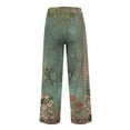 thumbnail image 4 of Bovemsi Wide Leg Pants Woman Women's Summer Leisure Fashion Lacing Solid Color Waist Casual Travel Pants, 4 of 9