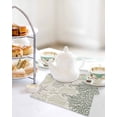 thumbnail image 4 of Sage Green Ocean Kitchen Dish Towels for Drying Dishes Set of 2, Coastal Grey Coral Starfish Shell Waffle Weave Microfiber Hand Tea Bathroom Towels Quick Dry & Absorbent Towel 12x12, 4 of 7