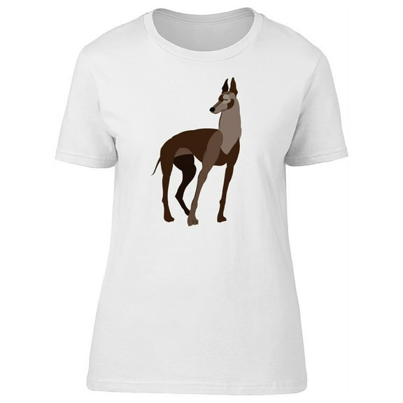 Cool Watercolor Greyhound T-Shirt Women -Image by Shutterstock, Female Small
