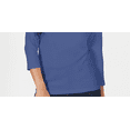 thumbnail image 3 of Karen Scott Women's Cotton Henley Top Blue Size Small, 3 of 3