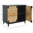 thumbnail image 3 of SAFAVIEH Couture Roseanne Nightstand, Black/Natural, 3 of 14