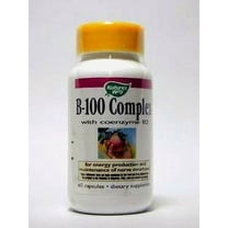 Nature's Way B-100 Complex with B2 Coenzyme Capsules, 60 Ct