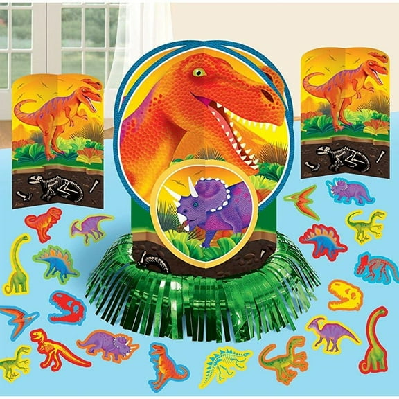 Dinosaur 'Prehistoric Party' Table Decorating Kit (23pc)