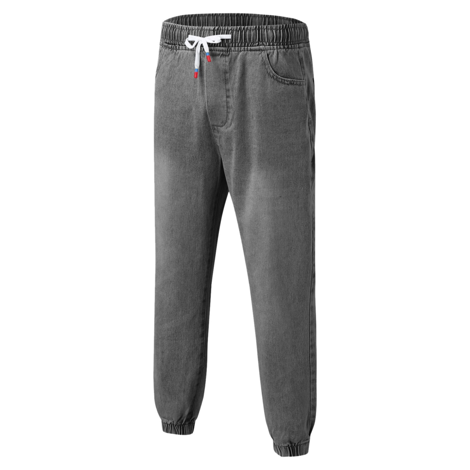 Amshibel Men Jeans Y2K Solid Color Middle-Waist Loose Fit India | Ubuy