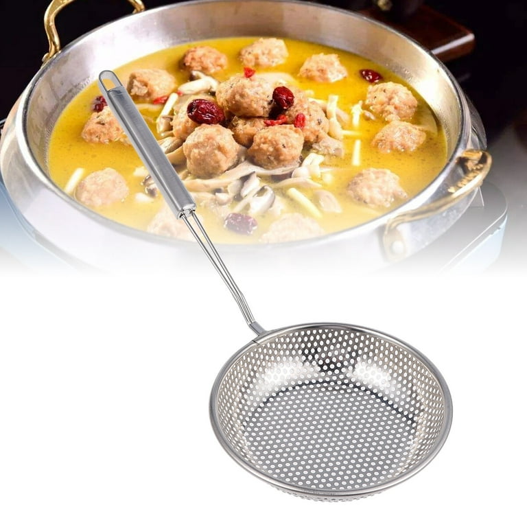 16CM Stainless Steel Noodle Cooking Pot Pasta Pot With Strainer