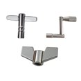 thumbnail image 5 of PBPBOX 3Pcs Drum Set Adjustment Wrench Plated Silver Metal Durable Drum Tuning Keys, 5 of 6