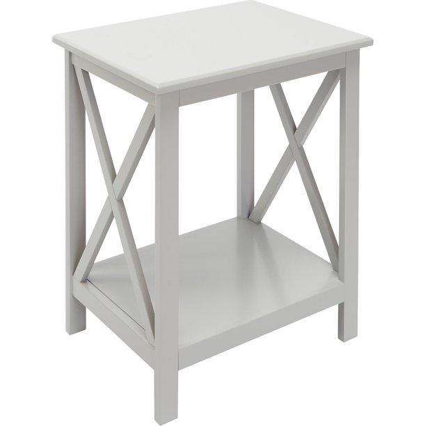 Better Homes & Gardens Clayton Rectangular Wood XSide Accent Table