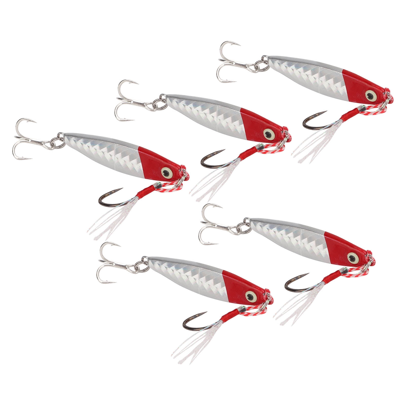 Jig Fishing Lures, Vib Fishing Lure 15g For Bank For River Red Head Silver  Body - Walmart.ca
