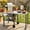 Gray(W/ DRAWER), variant on MEETFAV Foldable Outdoor Grill Cart Patio with Trash Rack, Drawer, Foldable Top & Storage Space Prep Station BBQ Cart for Backyard, Patio, Gray