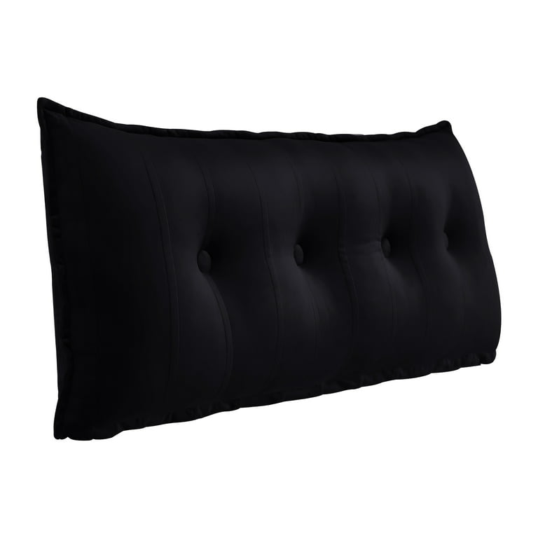 WOWMAX Rectangular Headboard Reading Body Pillow Bedside Throw Cushion  Extra Large Backrest Lumbar Pillows Positioning Back Support Bolster for  Bed