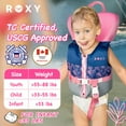 thumbnail image 2 of ROXY CGA Life Vest for Infant under 33 lbs, Evoprene Fabric and PVC Foam, With Quick-Release Buckle & Leg Strap, for Baby Boating Fishing & Kayaking, 2 of 7