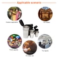 thumbnail image 3 of Naiovety 12 piezas de vasos de acero inoxidable para exteriores, juego de chupitos, botella de agua, vasos, platillo, cerveza, taza de Picnic, Estufas de camping, 3 of 6