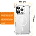 thumbnail image 3 of AICase For iPhone 16 Pro Max Magnetic Shockproof Heavy Duty Case Rugged Clear Protective Phone Cover, 3 of 12