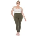 thumbnail image 4 of Women's Women's Plus Size Super-Stretch Solid Leggings, 4 of 4