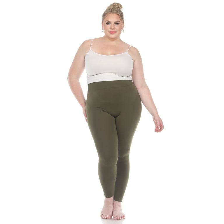 Plus size olive clearance leggings