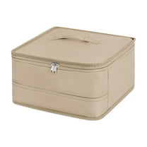 Anckoeil 11.81×11.81×25.20in Hanging Packing Cubes Portable Closet Shelves Travel Garment Organizer for Luggage Suitcase with Breathable Perforated Material