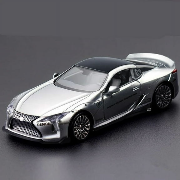 1:32 LC500  Sports Car Model Diecast Metal Toy Racing Vehicle Car Model Simulation Sound and Light Collection Gift