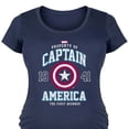 thumbnail image 3 of Marvel Captain America - The First Avenger - Maternity Scoop Neck Graphic T-Shirt, 3 of 5