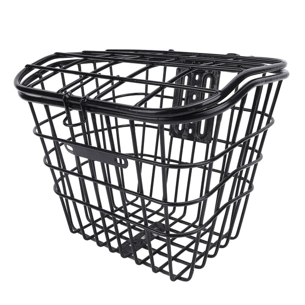 Cesta Delantera Para Bicicleta, Cesta Universal Negra Resistente Para Bicicleta Para Scooter