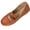 Orange, variant on Harcomeey Women's Slip On Loafer Flats,Lightweight Slip on Walking Shoes for Work Office Daily Wear Khaki 4.5
