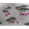 thumbnail image 4 of oneOone Georgette Viscose Fabric Tree & Animals Ikat Print Fabric BTY 42 Inch Wide, 4 of 4