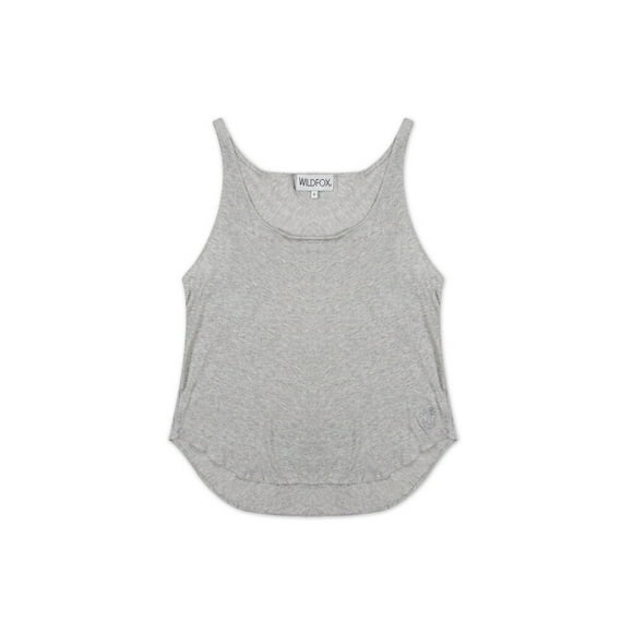 WILDFOX Women's HIKER TANK Top Heather Grey Jersey ( L )