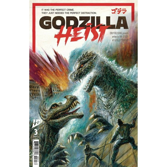 Godzilla: Heist #3A VF ; IDW Comic Book