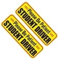 thumbnail image 4 of 2pcs Vehicle Magnetic Stickers New Driver Stickers Reflective Car Stickers, 4 of 5