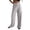*Gray, variant on Women Solid Color Ribbed High-Waist Wide-Leg Pants with Drawstring, Casual Jogger Pants Sport Trousers Purple,Womens Plus S
