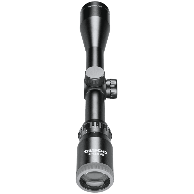 Tasco World Class Riflescope 4-12x40 with Optics & Scope Rings