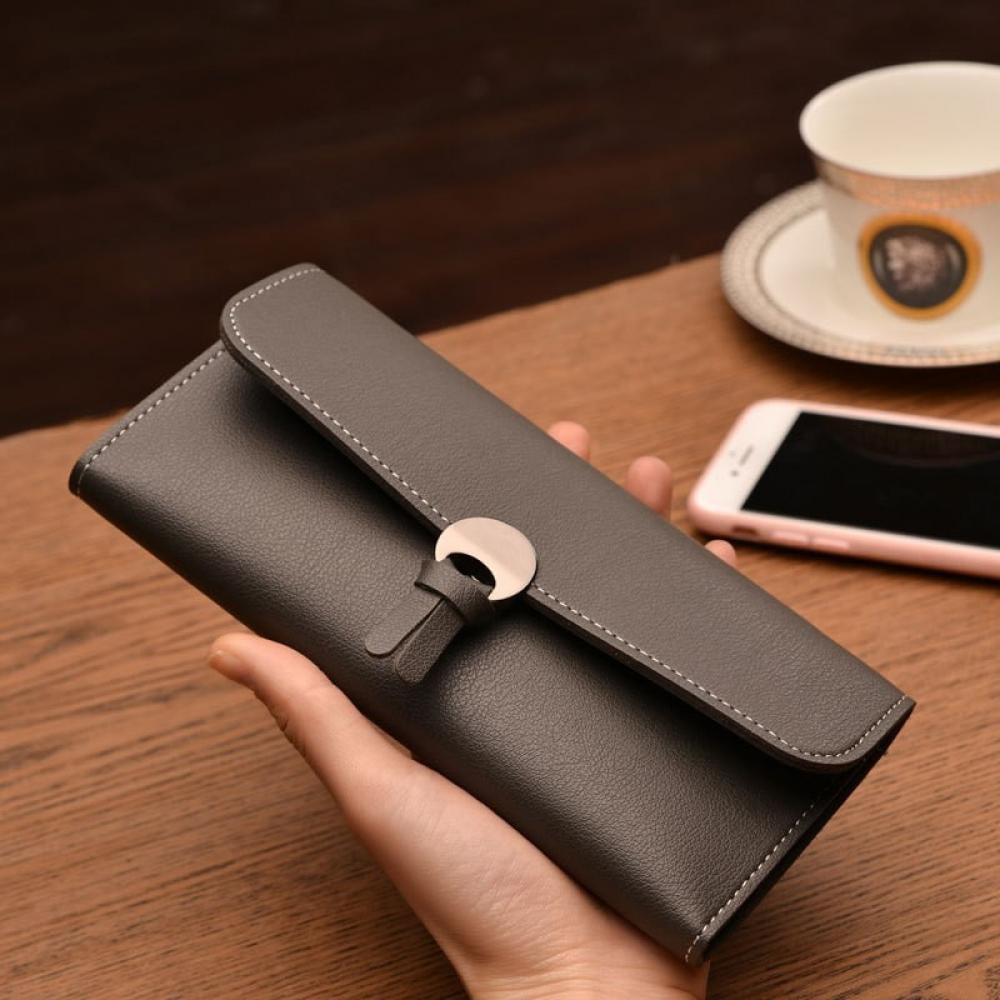 Fashion Wallets Leather Long Wallet for Women Coin Singapore | Ubuy