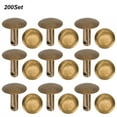thumbnail image 4 of Dioche Remplacement Rivet Usé Rivet, Rivet à Capuchon Rond, Sacs d'Artisanat en Cuir pour la Maison Colliers pour Animaux Décoration Ceintures, 4 of 8