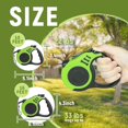 thumbnail image 2 of Retractable Dog Leash Automatic Telescopic Tractor Dog Tape, Pet Tape 10/16 FT Durable and Convenient, with Non-Slip Handle, Suitable for Small and Medium-Sized Dogs, 2 of 6