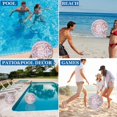 thumbnail image 3 of 2 Pack Inflatable Beach Balls,Summer Swimming Pool Floatable Water Party Games Toys Ball for Kids Adults Boys Girl,Outdoor Lawn Activity Confetti Glit, 3 of 5