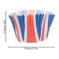 thumbnail image 2 of Union Jack Paper Baking Cups for Elegant Dessert Decoration Multi Color 100pcs, 2 of 6