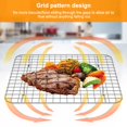thumbnail image 4 of 2-Pack Cooling Racks for Baking Stainless Steel Grid Wire Baking Rack Sturdy Grilling Rack 11.81×9.05in, 4 of 10