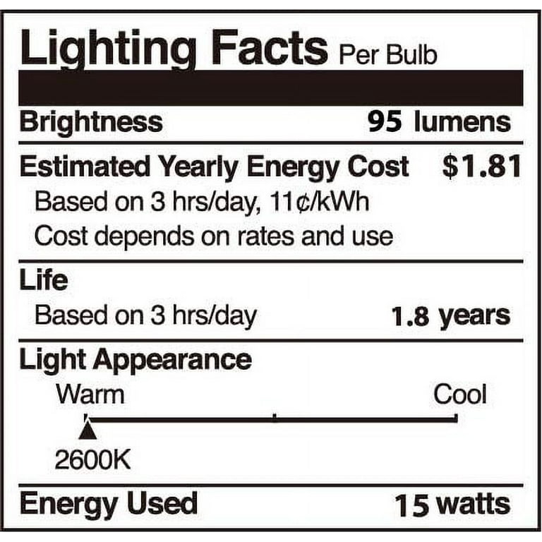 SCENTSY KE-15WLITE  Bulb 15 WATTS 130 VOLTS $ 4.10
